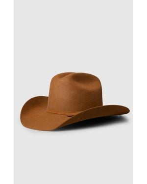 Manuela The Sunset Silhouette Premier Wool Western Cowboy Hat - Brown