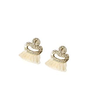 COG Sonia Tassel Earrings - Metallic