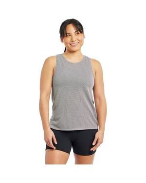 Oiselle Flyout Trail Tank Top - Gray