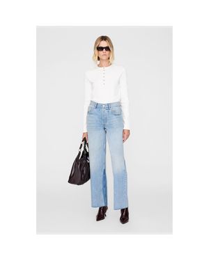 Anine Bing Alessia Long Sleeve Tee - Blue