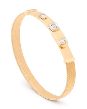 Marco Bicego Masai Large 18K Coil & Diamond Bangle - White