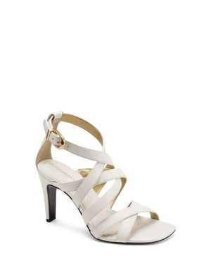 Donna Karan Briarrose Ankle Strap Sandal - Metallic