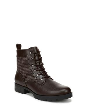 LifeStride Lena Combat Boot - Brown