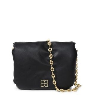 Belle & Bloom Hanging On Pillow Leather Handbag - Black