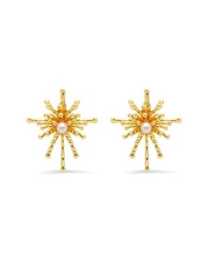 V.BELLAN Novah Stud Earrings - Metallic