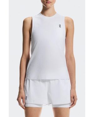 On Shoes Court Performance Tennis Tank - White