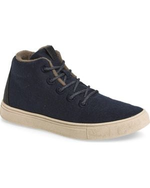 YY Nation Alto Water Resistant Wool Blend High Top Sneaker - Blue