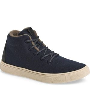 YY Nation Alto Water Resistant Wool Blend High Top Sneaker - Blue