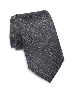 Nordstrom Textured Silk Tie - Gray