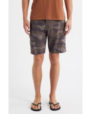 Rip Curl Global Entry Boardwalk Water Repellent Shorts - Gray