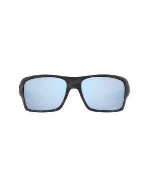 Oakley Turbine 65Mm Polarized Oversize Square Sunglasses - Blue