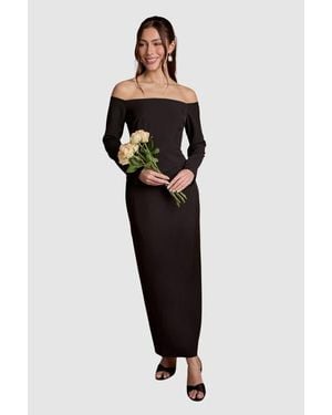 Coast Bardot Maxi Dress - Black