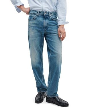 Rag & Bone Fit 4 Authentic Rigid Straight Leg Jeans - Blue