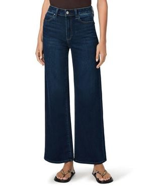 PAIGE Anessa High Waist Wide Leg Jeans - Blue