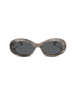 DIFF Lainey 52Mm Polarized Oval Sunglasses - Gray