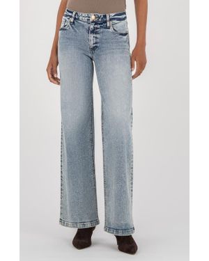 Kut From The Kloth Sienna High Waist Relaxed Straight Leg Jeans - Blue