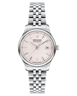 Movado Heritage Series Calendoplan Bracelet Watch - Metallic