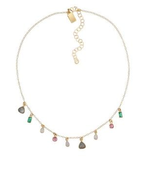 Native Gem Candy Gem Gemstone Necklace - White
