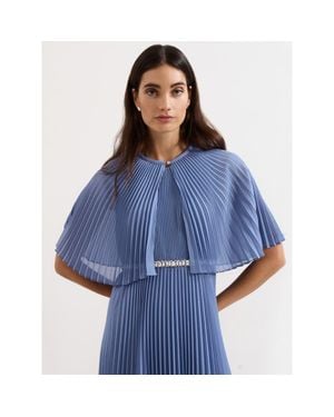 Phase Eight Anora Pleated Cover - Blue
