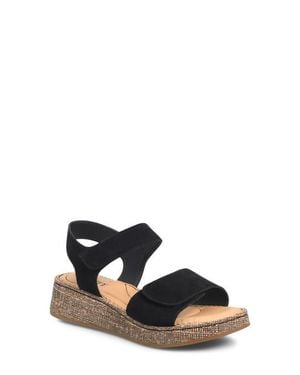 Børn Cabanas Wedge Sandal - Black