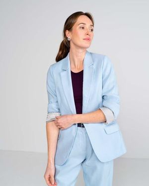 Kettlewell Iona Linen Blazer - Blue