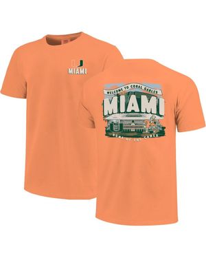 Image One Youth Miami Hurricanes Local Campus Scene T-Shirt - Orange