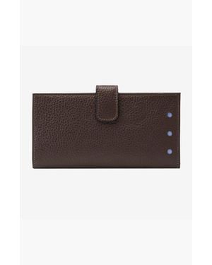 Tusk Ascot Long Slim Wallet - Brown