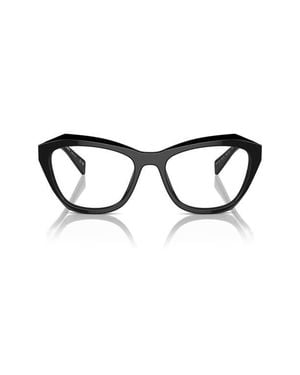 Prada 54Mm Butterfly Optical Glasses - Black