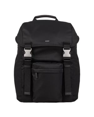 Sandro Recycled Leather Backpack - Black