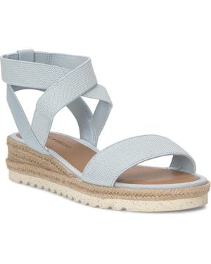 Lucky Brand Thimba Ankle Wrap Espadrille Sandal - Blue