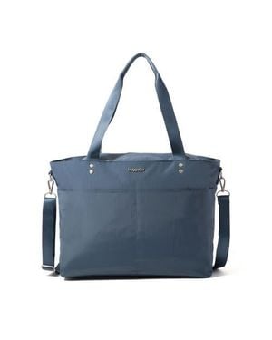 Baggallini Carryall Laptop Tote Bag - Blue