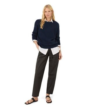 Pact Organic Cotton Shoreline Pullover Sweater - Blue