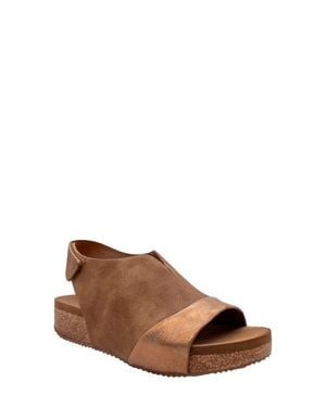 Volatile Aurelia Slingback Platform Sandal - Brown