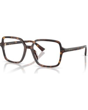 Jimmy Choo 55Mm Square Optical Glasses - Brown