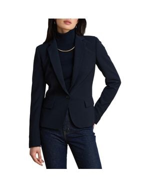 Ralph Lauren Crepe Blazer - Blue