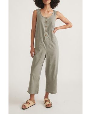 Marine Layer Sydney Beach Sleeveless Jumpsuit - Natural