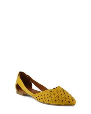 Spring Step Delorse Flat - Yellow