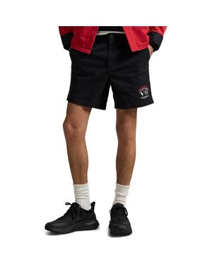 Polo Ralph Lauren Big & Tall Prepster Embroidered Twill Shorts - Black