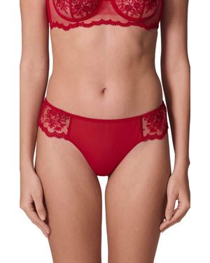 Simone Perele Intrigue Floral Embroidered Tanga
