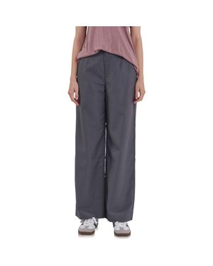 Grey Lab Relaxed High Waist Wide Leg Pants - Multicolor