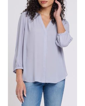 NYDJ Pintuck Top - Purple