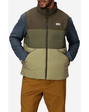Marmot Ares Packable Recycled Nylon 700 Fill Power Down Puffer Vest - Green