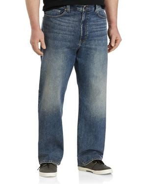 True Nation by DXL Big & Tall Loose Fit Jeans - Blue