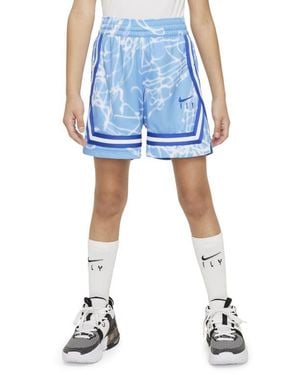 Nike Kids' Culture Of Basketball Dri-Fit Print Shorts - Blue