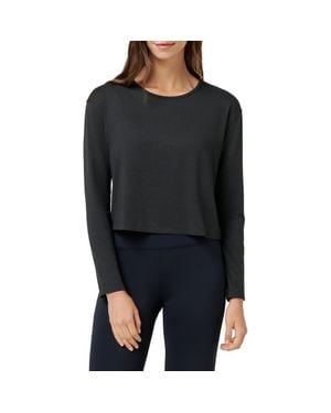 Travis Mathew Celestia Long Sleeve Performance T-Shirt - Black