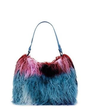 Desigual Fluffy Tote Bag - Red