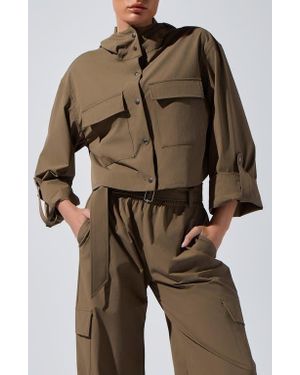 Heroine Sport Ava Crop Performance Jacket - Multicolor