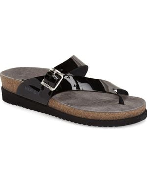 Mephisto Helen Toe Loop Sandal - Black