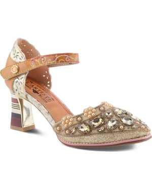 Spring Step Gem Pump - Metallic