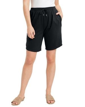 June + Vie French Terry Shorts - Black